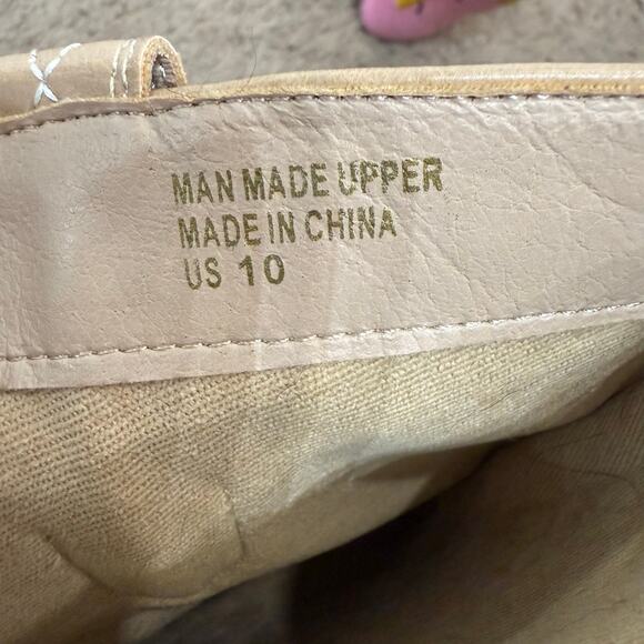 Oasis Society Almond Emersyn Starburst Embroidery Cowboy Boots Sz 10 - Picture 5 of 11